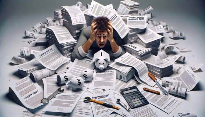 A first-time homebuyer, overwhelmed with loan documents, compares lender offers and budgets for homeownership costs.