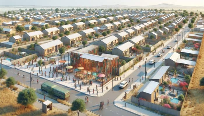 Mid-level Property Market Trends in Thohoyandou: A vibrant Thohoyandou neighborhood with mid-level homes, spacious, amenities-rich, community-focused.