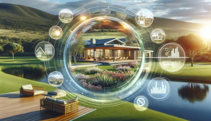 A serene Knysna property with lush gardens and modern architecture, viewed through a checklist lens highlighting budget, neighborhood, and must-have features.