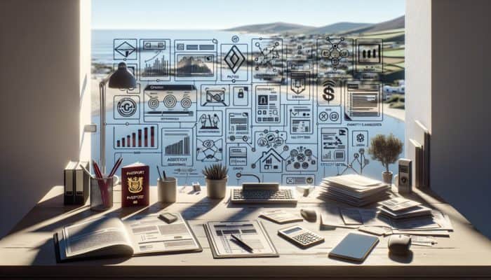 How to Get Pre-Approved for a Home Loan in Hermanus: A cluttered desk with financial documents for home loan pre-approval in Hermanus.