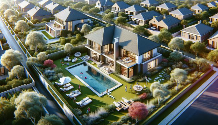 A spacious family home in Centurion with a large garden, near schools, designed for outdoor play and relaxation.