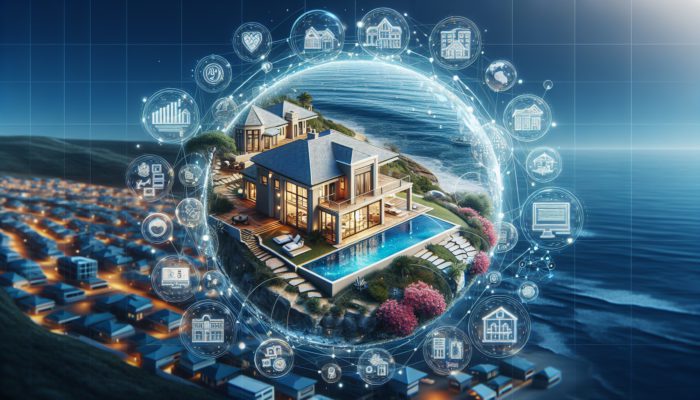 Luxurious coastal property in Potchefstroom with ocean views and amenities, reflecting high demand and premium pricing.