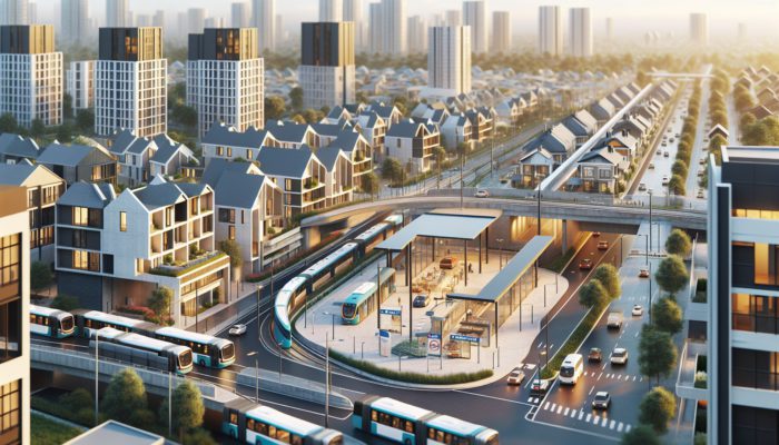 Modern Springbok neighborhood with easy access to public transport, enhancing lifestyle and property value.