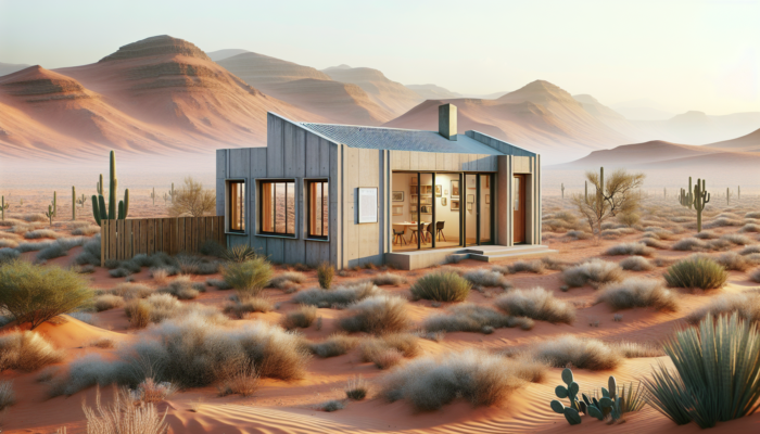 A modest entry-level home in Prieska's arid Northern Cape, with simple design, essential amenities, and energy-efficient insulation against extreme heat.