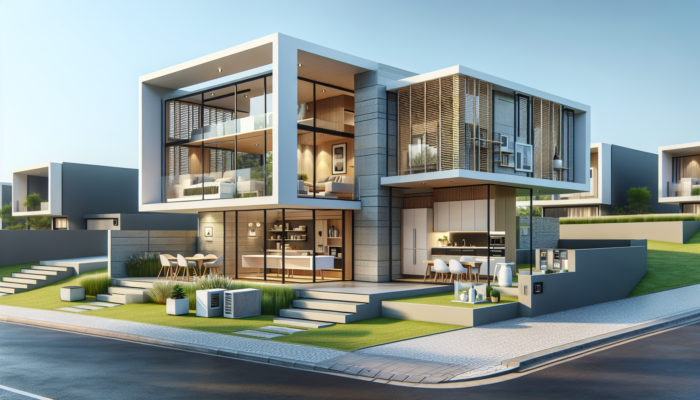 Modern mid-level home in Giyani, South Africa, 80-150 square meters, featuring contemporary kitchens, bathrooms, and suburban surroundings.